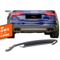 Диффузор заднего бампера DPT V1 (2012-2015) для Ауди A4 B8