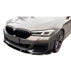 Накладка на передній бампер DPT Lip V2 (для M-Performance 2020-2024, чорний глянець) для бмв 5 серія G30/G31 рр
