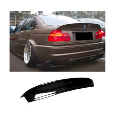 Спойлер CSL-style V1 (для SD, чорний глянець) для бмв 3 серія E46 1998-2006 рр