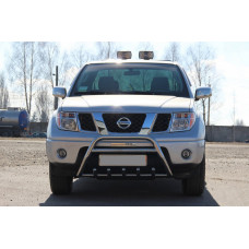 Кенгурятник WT003 (нерж) для Nissan Navara 2006-2015 рр