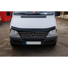 Накладки на кант решітки радіатора (2000-2002, 7 частин, нерж) для мерседес Sprinter W901/902/903/904/905 рр