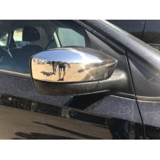 Накладки на дзеркала Sedan (2 шт. нерж) для Volkswagen Polo 2010-2017 рр