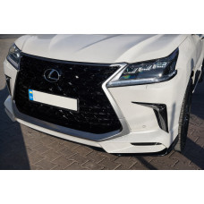 Передній дифузор TRD (2021-2022) Чорний колір для Lexus LX570/450d рр