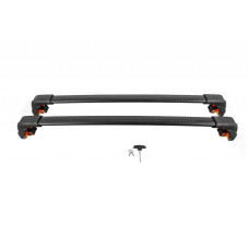 Багажник (поперечини) на інтегровані рейлінги Ecem V2 120 см (2 шт) Чорний для Volvo XC90 2015- рр