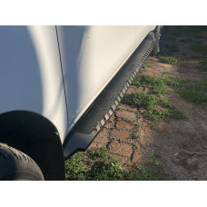 Бокові пороги Dakar V1 без LED (2 шт метал) для Toyota Hilux 2015- рр