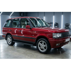 Бокові пороги Allmond Black (2 шт., Алюміній) для Range Rover II P38A 1997-2002 рр