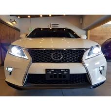 Передній бампер F-Sport (рестайлінг) 2012-2015 без фар для Lexus RX рр