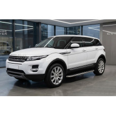 Бокові пороги Maydos V1 (2 шт., Алюміній -2026 нерж) для Range Rover Evoque 2012-2018 рр