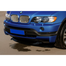Накладка на передній бампер (1999-2003, під фарбування) для бмв X5 E53 рр