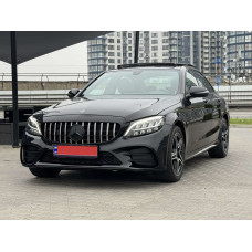 Передній бампер в зборі (AMG Line 2018-2021) для мерседес C-сlass W205 рр