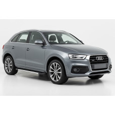 Бокові пороги Duru (2 шт., Алюміній) для Ауди Q3 2011-2019 рр