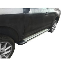 Бокові пороги Rainbow (2 шт., Алюміній) для Porsche Cayenne 2003-2010 рр