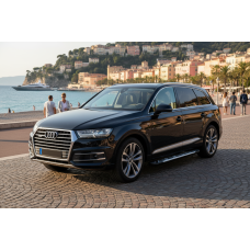 Бокові пороги Sunrise (2 шт., Алюміній) для Ауди Q7 2015-2026 рр