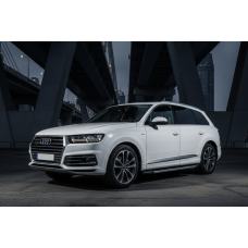 Бокові пороги Duru (2 шт., Алюміній) для Ауди Q7 2015-2026 рр