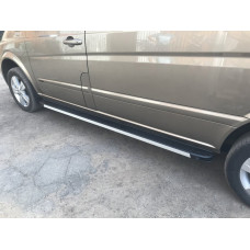 Бокові пороги Maya V1 (2 шт. алюміній) Довга база для мерседес Viano 2004-2014 рр