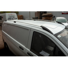 Рейлінги ELITE Хром (пласт. ніжка) Середня база (Long) для мерседес Vito/V-class W447 2014- рр