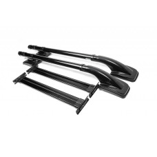 Рейлінги чорні (з поперечками) для Mitsubishi L200 2006-2015 рр