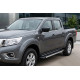 Бокові пороги RedLine V1 (2 шт., алюм.) для Nissan Navara/NP300 2016- рр