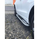 Бокові пороги Tayga V2 (2 шт., алюміній) для Ауди Q3 2011-2019 рр