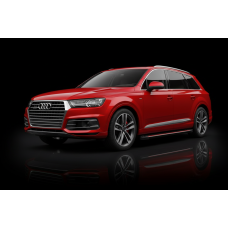 Бокові пороги Maya Red (2 шт. алюміній) для Ауди Q7 2015-2026 рр