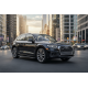 Бокові пороги Allmond Black (2 шт., Алюміній) для Ауди Q5 2017-2025 рр