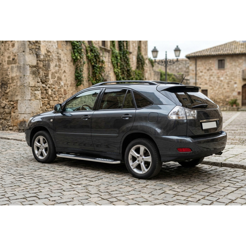 Бокові пороги Tayga V2 (2 шт., Алюміній) для Lexus RX 2003-2009 рр