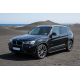 Бокові пороги Allmond Black (2 шт., Алюміній) для бмв X3 F25 2011-2018 рр