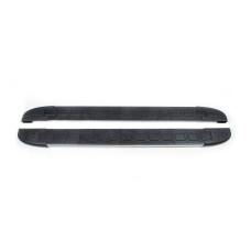 Бокові пороги Duru (2 шт. Алюміній) для Volkswagen Taigo 2020- рр