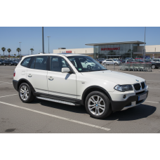 Бокові пороги Shining V1 (2 шт., Алюміній) для бмв X3 E83 2003-2010 рр