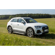 Бокові пороги Shining V1 (2 шт., Алюміній) для Ауди Q3 2019- рр