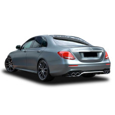 Задній дифузор з насадками (Дизайн E53) для мерседес E-сlass W213 2016-2023 рр