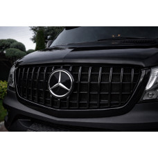 Передня решітка Panamericana GT Panamericana Black (2013-2018) для мерседес Sprinter W906 рр
