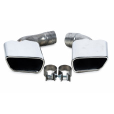Насадки на глушники M-Performance Silver для бмв X5 F15 2013-2018 рр