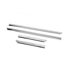 Молдинги дверей хром (4 шт) для Toyota Land Cruiser 300 2021- рр