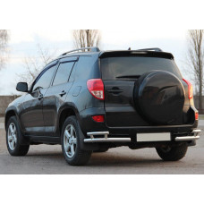 Задні куточки AK003-double (2 шт. нерж) для Toyota Rav 4 2006-2013 рр