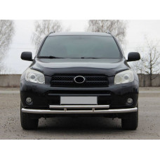 Передній захист ST014-1 (нерж) 51/42 мм для Toyota Rav 4 2006-2013 рр