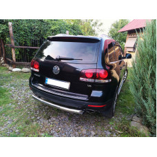 Задній захист AK002 (2 шт. нерж) для Volkswagen Touareg 2002-2010 рр