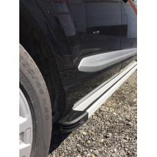 Бокові пороги Maya V4 (2 шт. алюміній) для Ауди Q7 2015- рр