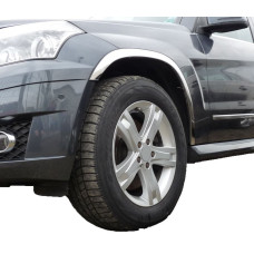 Накладки на арки (4 шт нерж) для мерседес GLK сlass X204 2008-2015 рр