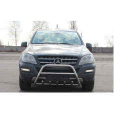 Кенгурятник WT003 (нерж.) для мерседес ML W164 2005-2011 рр