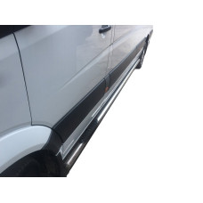 Бічні труби (2 шт. нерж.) d70 Long-ExtraLong для мерседес Sprinter W907/W910 2018- рр