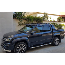 Бічні труби (2 шт. нерж) 70мм для Volkswagen Amarok 2010-2022 рр