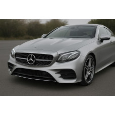 Передня решітка Diamond Black (для Avantgarde/AMG-Line/E43 AMG/E53 AMG 2016-2020) Без місця під камеру для мерседес E-class coupe C238 рр