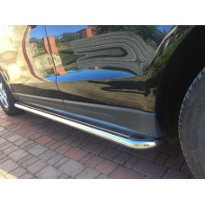 Бокові пороги Premium (2шт. нерж.) d60 для Ауди Q5 2008-2017 рр