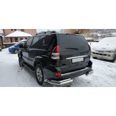 Задні подвійні куточки AK003-2 (2 шт. нерж) для Toyota Land Cruiser Prado 120 2002-2009 рр