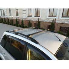 Багажник (поперечини) на звичайні рейлінги під ключ WingCarrier V1 (2 шт) до 140 см, сірий для Lexus LX470 1998-2007 рр