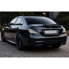 Задні ліхтарі BlackEdition V2 (2 шт) для мерседес C-сlass W205 2014-2021 рр