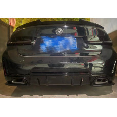 Дифузор заднього бампера (для M-Sport 2023-2026, ABS) для бмв 3 серія G20/G21 2018- рр
