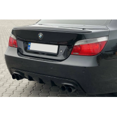 Дифузор заднього бампера (для M-Sport, ABS) для бмв 5 серія E60/E61 2003-2010 рр