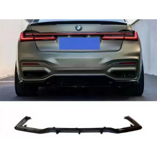 Дифузор заднього бампера (для M-Sport 2019-2022 ABS) для бмв 7 серія G11/G12 рр